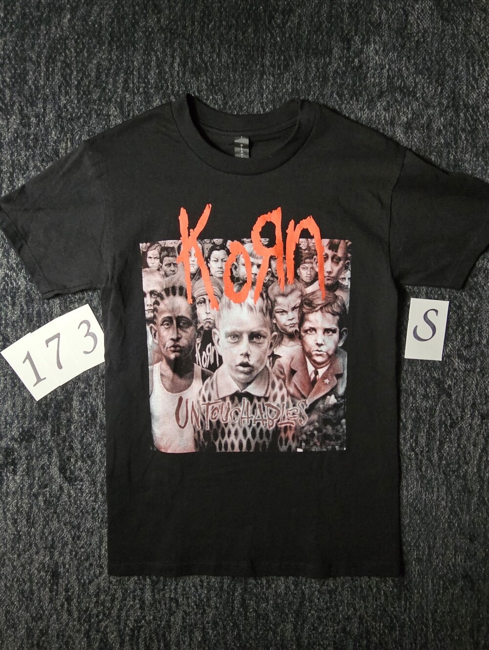 KORN Black Graphic Tee - Untouchables Design